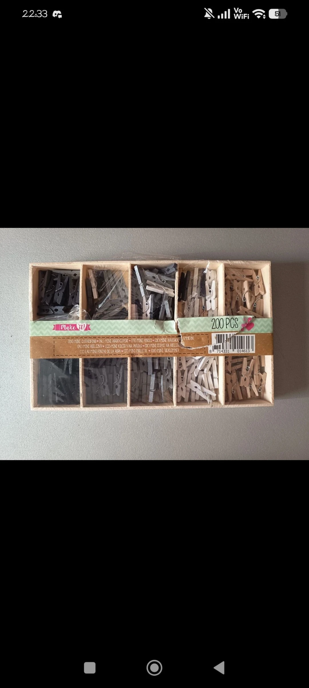 Lot de mini pinces à linge en bois – Make It!